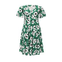 Just Joan  SKATER DRESS IN FLORAL PRINT